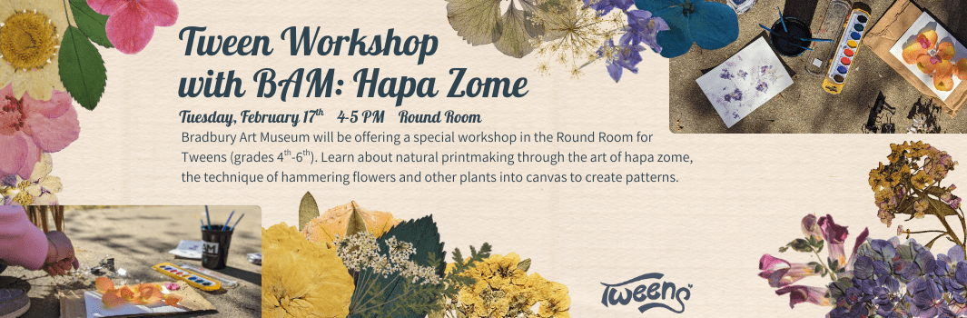 image for Tween Workshop with BAM: Hapa Zome