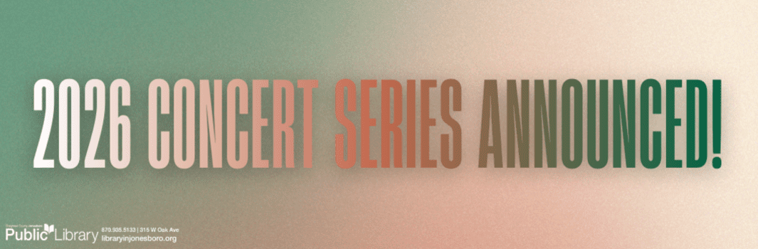 image for The 2026 Library Concert Series