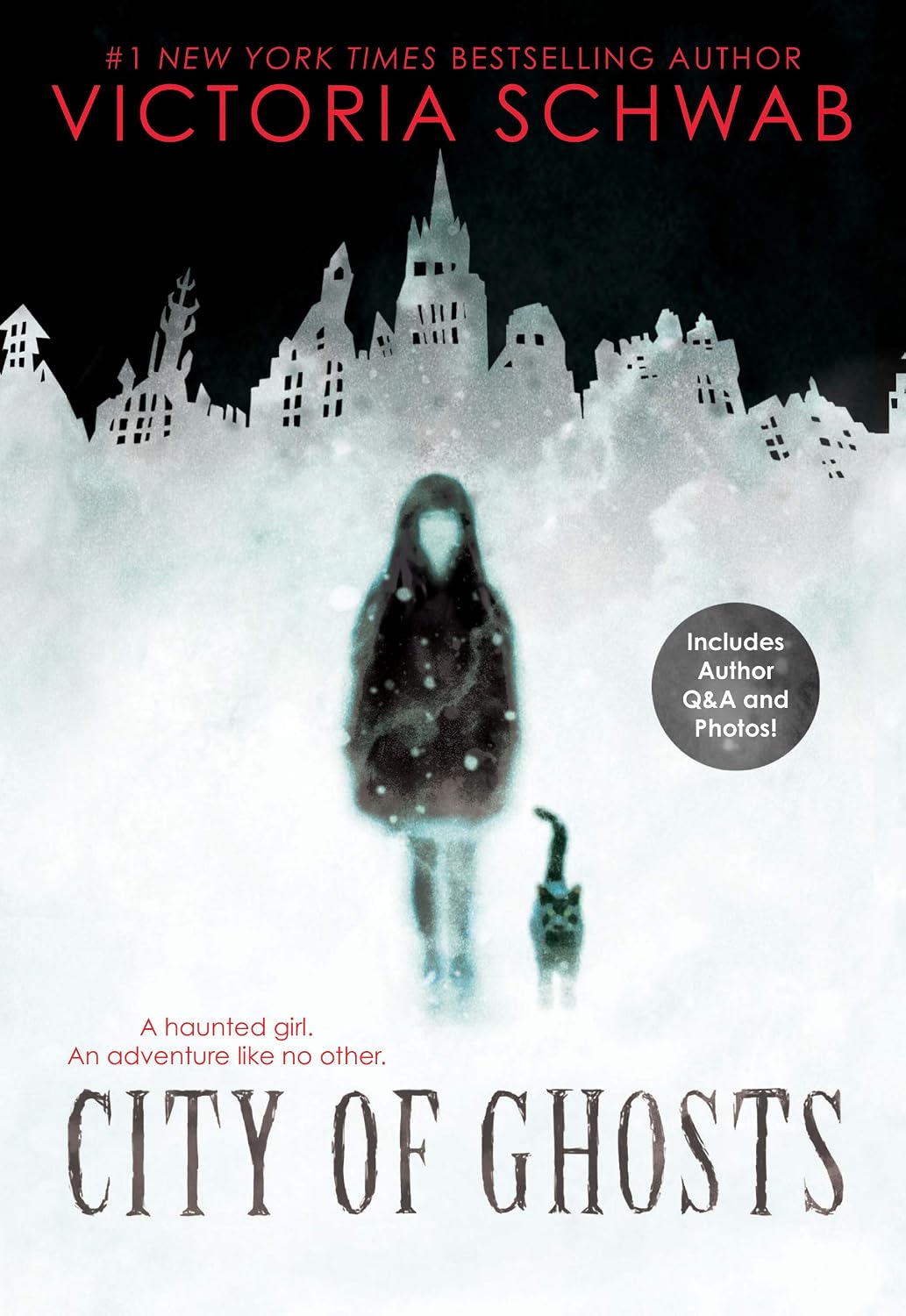 The cover of City of Ghosts by Victoria Schwab