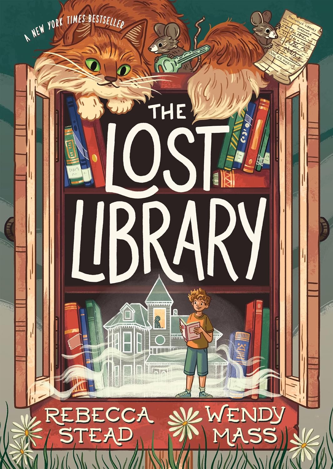 The cover of The Lost Library by Rebecca Stead and Wendy Mass